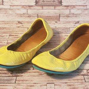 Tieks Yellow Patent Leather Flats